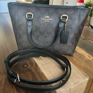 Coach Alice satchel In signature canvas